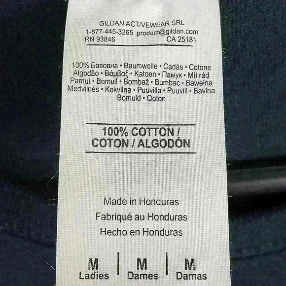 Gildan Yuengling Black & Tan Tee Scoop Neck Cotton - Picture 9 of 10